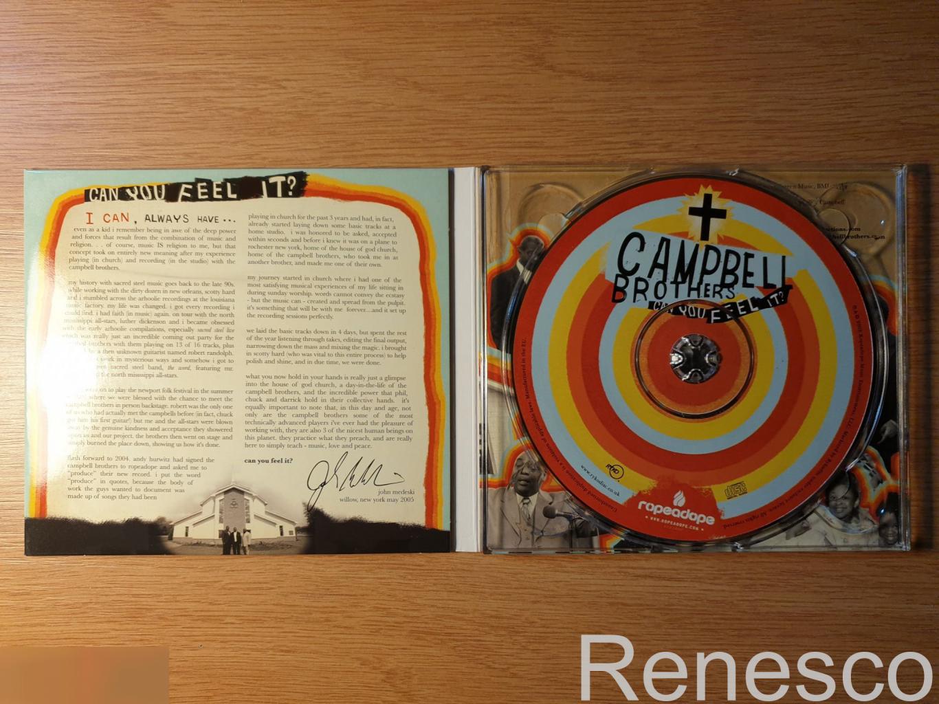 (CD) The Campbell Brothers ?– Can You Feel It (2005) (Europe) 2