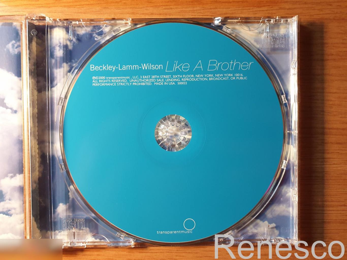 (CD) Beckley - Lamm - Wilson ?– Like A Brother (2000) (USA) 6