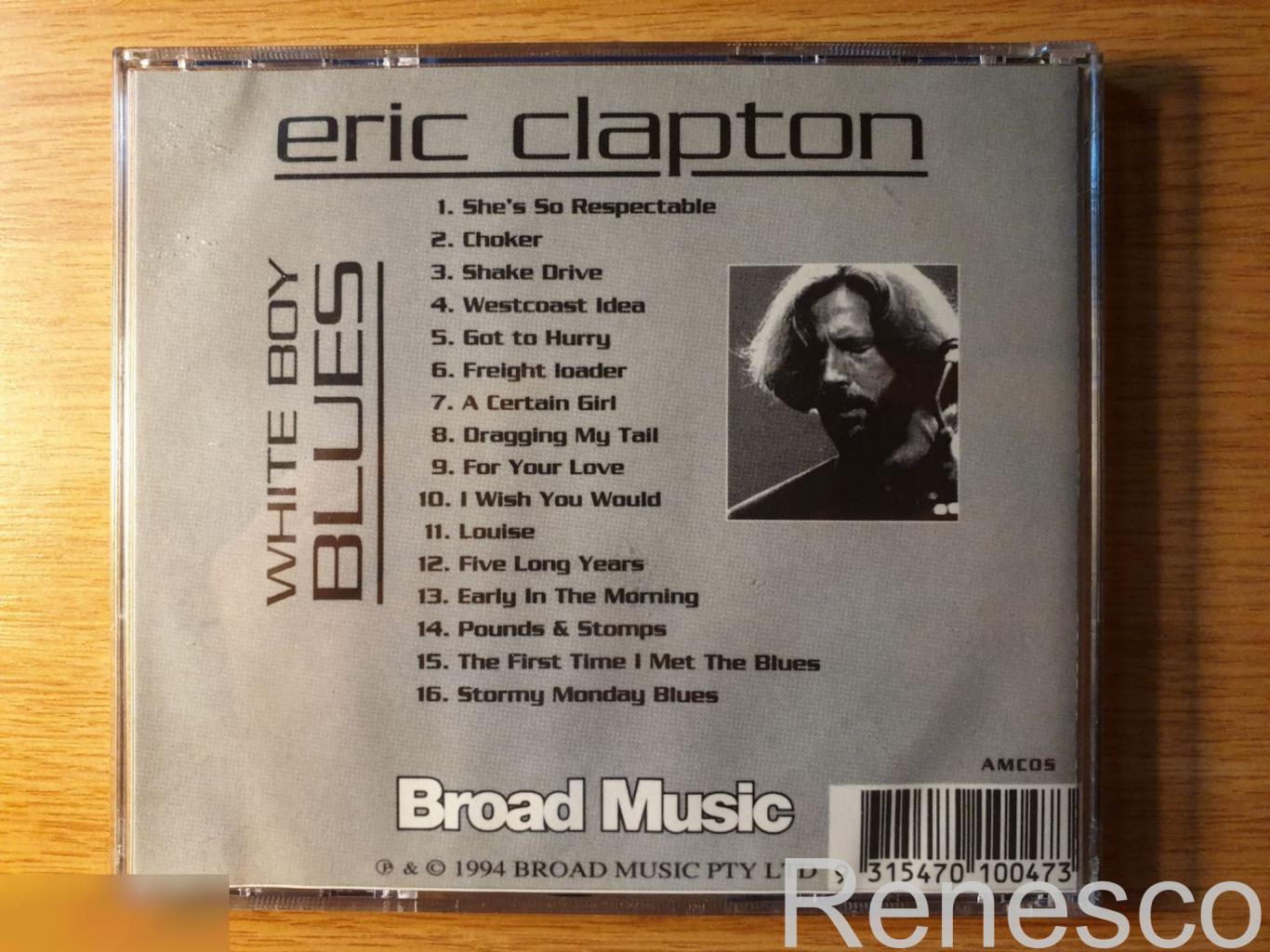 (CD) Eric Clapton ?– White Boy Blues (Australia) (1994) 1