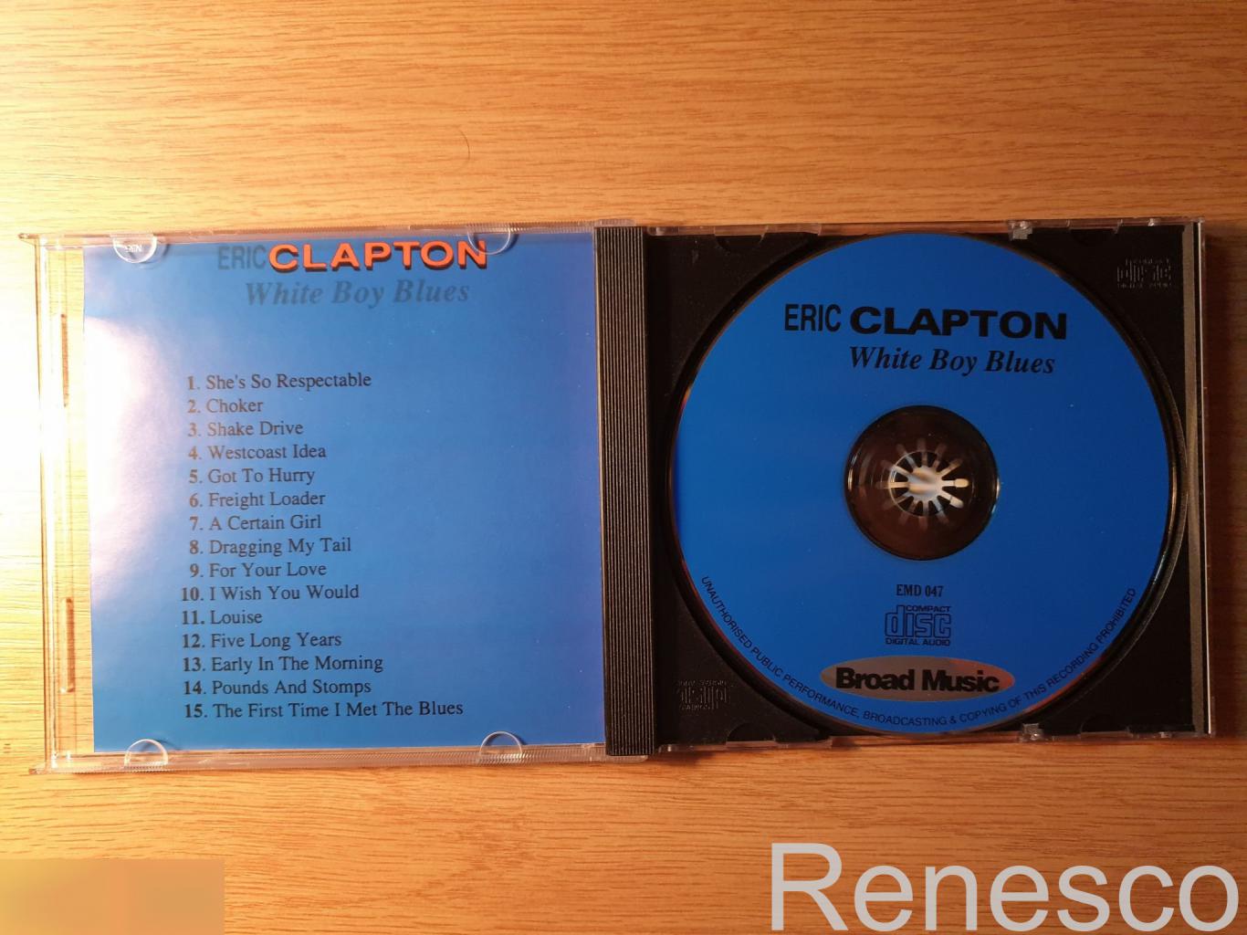 (CD) Eric Clapton ?– White Boy Blues (Australia) (1994) 2