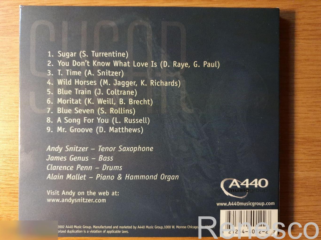 (CD) Andy Snitzer ?– Sugar (USA) (2002) 1