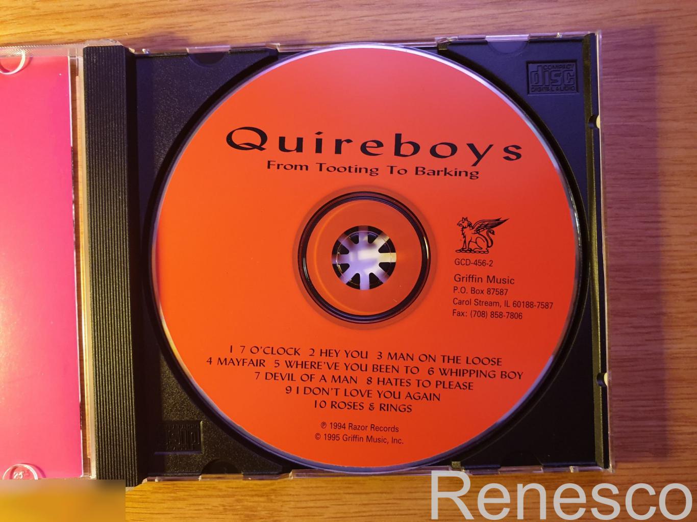 (CD) The Quireboys ?– From Tooting To Barking (USA) (1995) 4