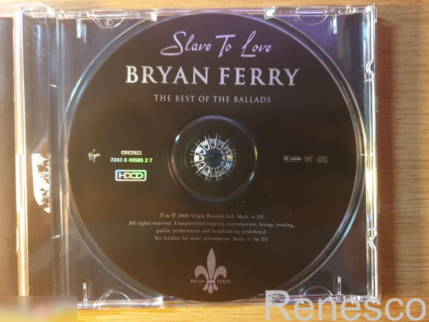 (HDCD) Bryan Ferry ?– Slave To Love The Best Of The Ballads (Europe) (2000) 5