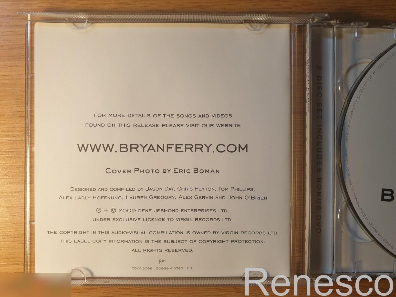(CD + DVD) Bryan Ferry ?– The Best Of Bryan Ferry (UK) (2009) 3