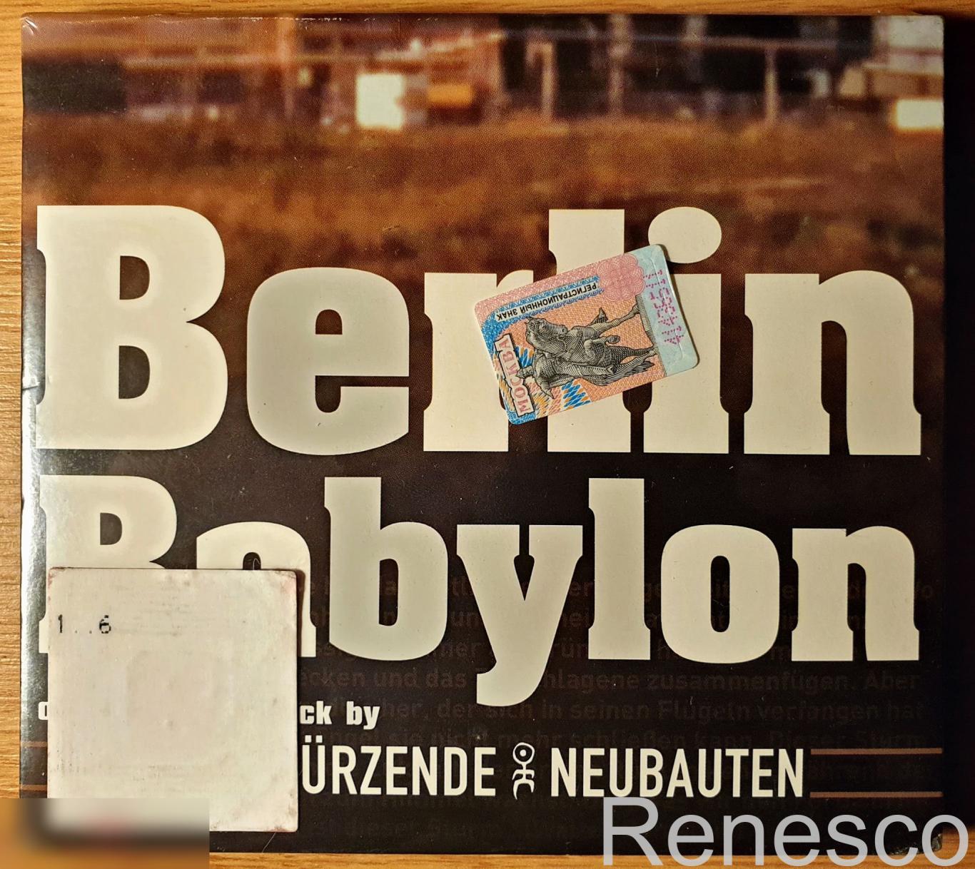 (CD) Einsturzende Neubauten ?– Berlin Babylon (Germany) (2001) (NEW)