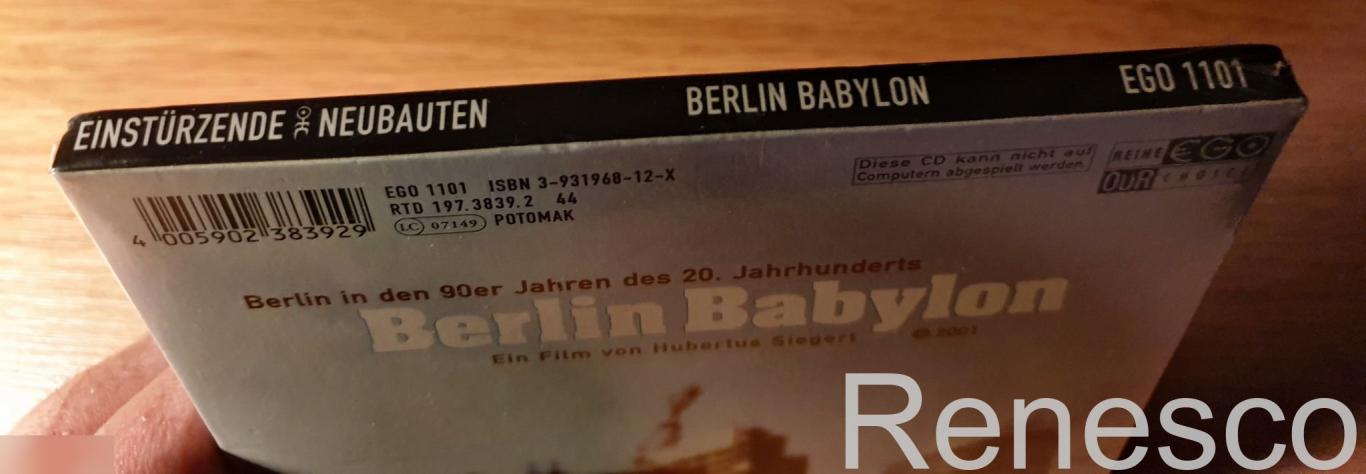 (CD) Einsturzende Neubauten ?– Berlin Babylon (Germany) (2001) (NEW) 4