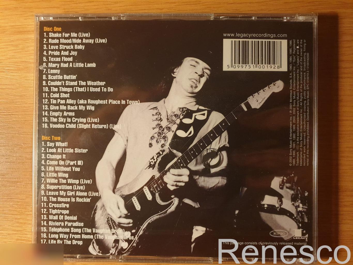 (2CD) The Essential Stevie Ray Vaughan & Double Trouble (NEW) (Europe) (2002) 1