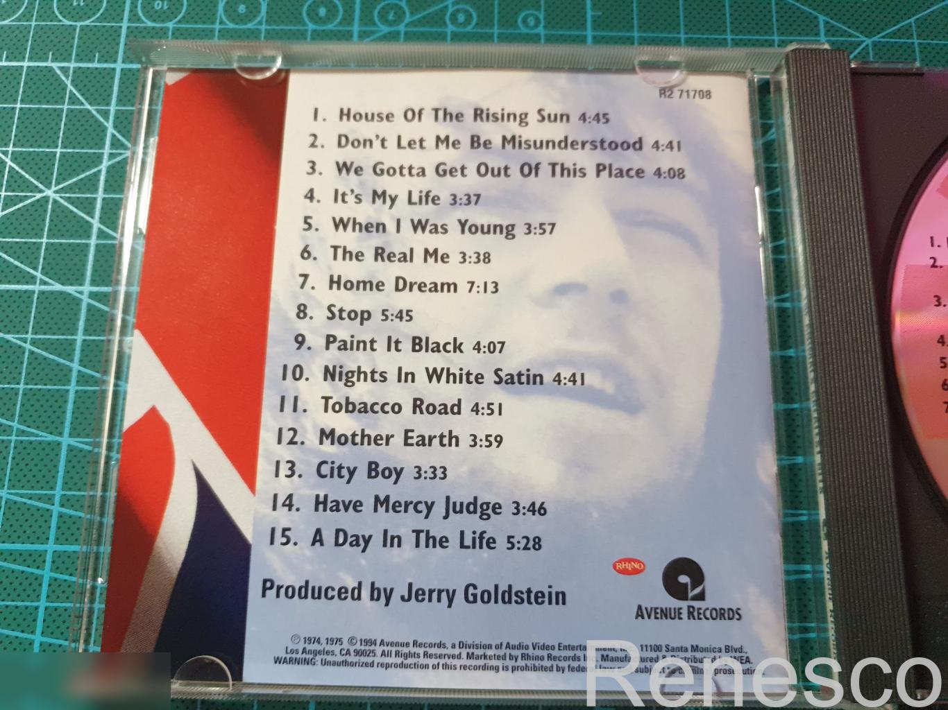 (CD) Eric Burdon ?– Eric Burdon Sings The Animals Greatest Hits (USA) (1994) 4
