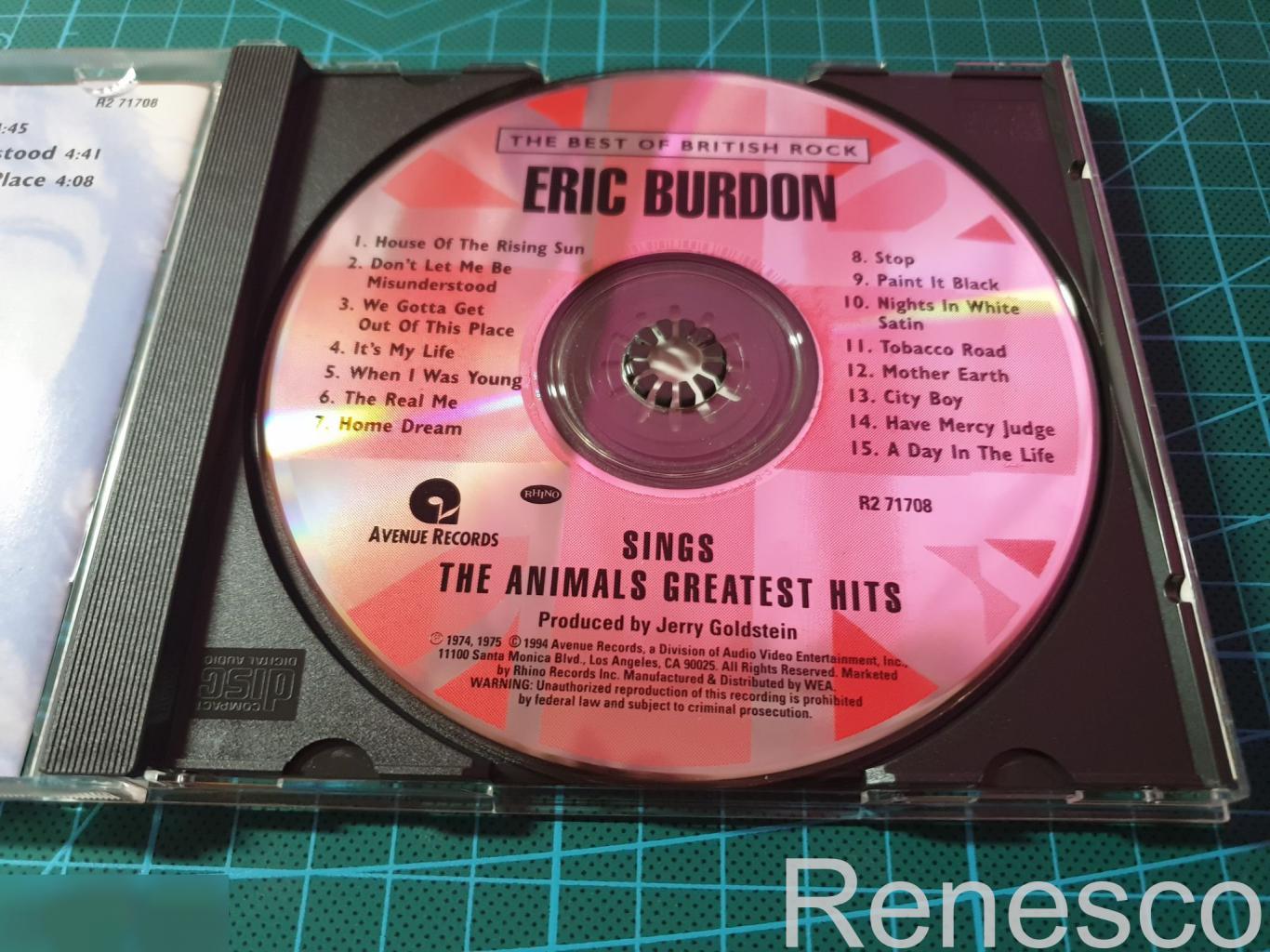 (CD) Eric Burdon ?– Eric Burdon Sings The Animals Greatest Hits (USA) (1994) 5