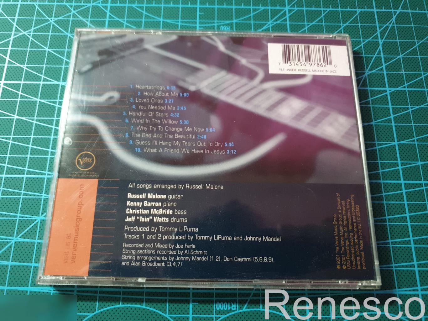 (CD) Russell Malone ?– Heartstrings (Germany) (2001) 1