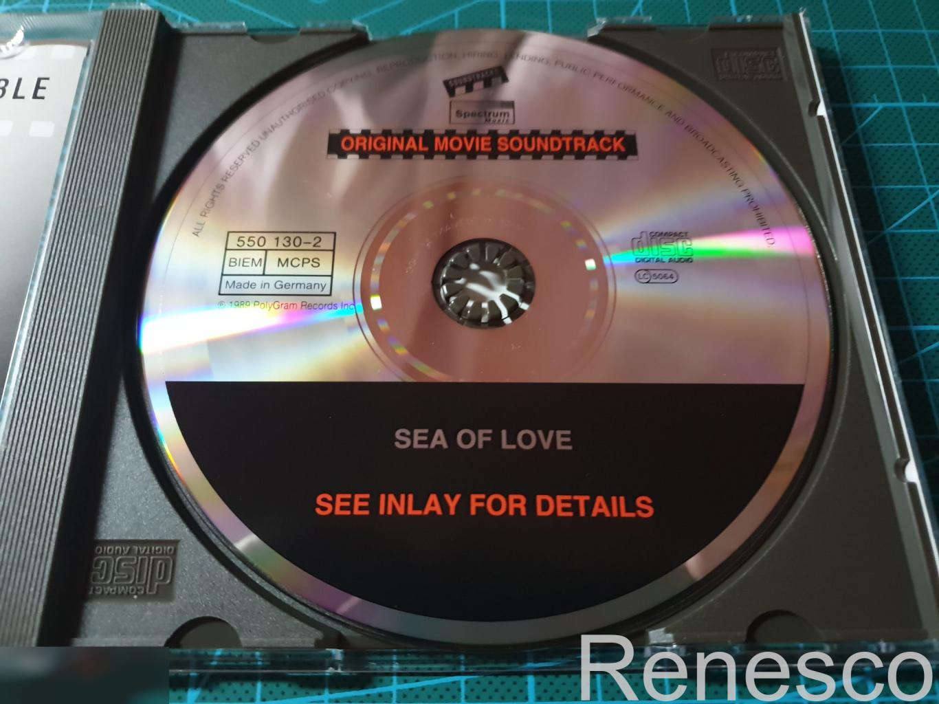 (CD) Various ?– Sea Of Love (Original Motion Picture Soundtrack) (1989) (Germany 4