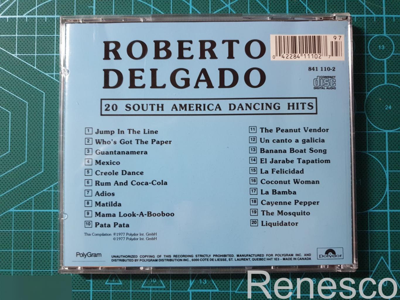 (CD) Roberto Delgado ?– 20 South American Dancing Hits (Canada) 1