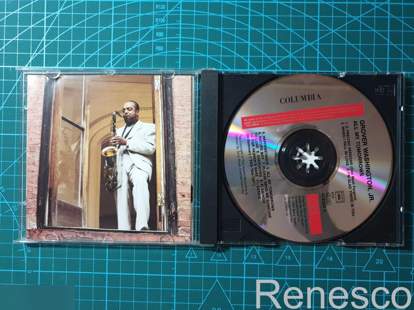 (CD) Grover Washington, Jr. ?– All My Tomorrows (Austria) (1995) 3