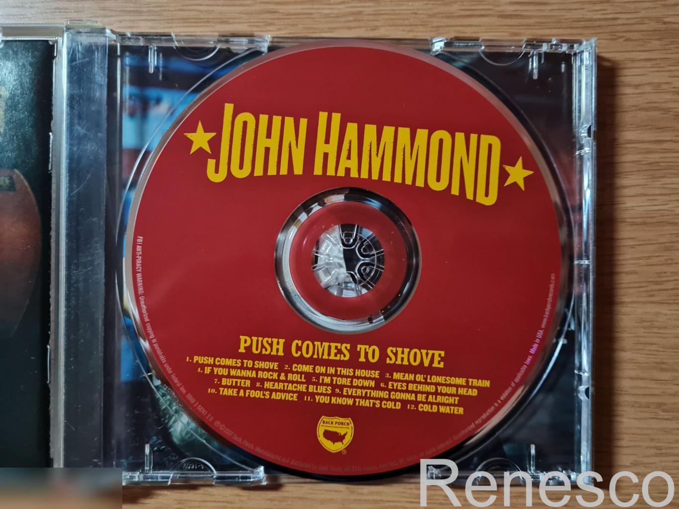 (CD) John Hammond ?– Push Comes To Shove (USA) (2007) 4