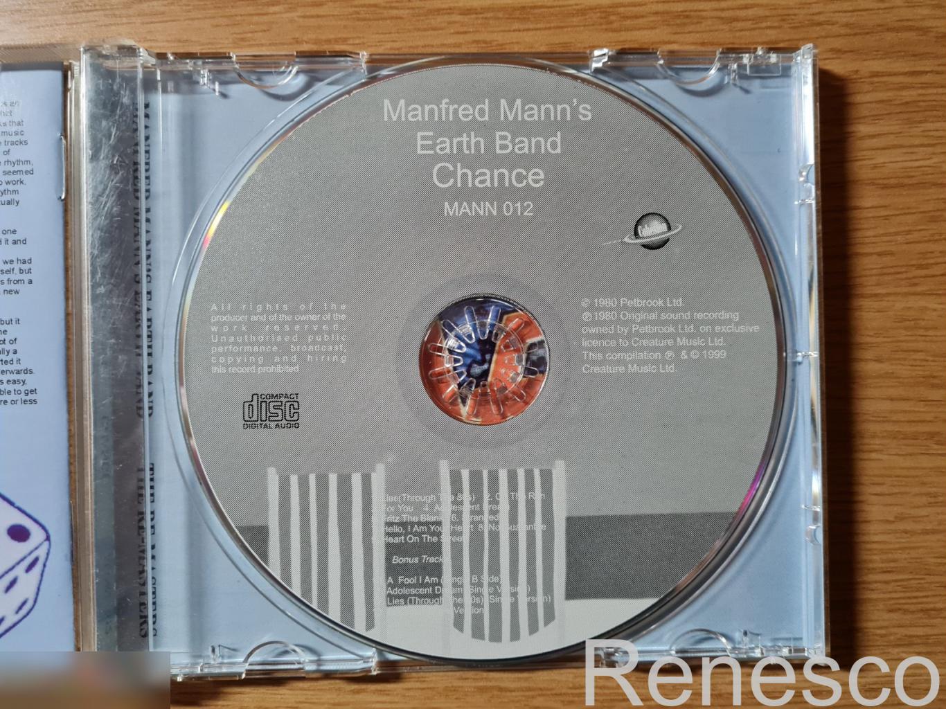 (CD) Manfred Mann's Earth Band ?– Chance (UK) (1999) 4