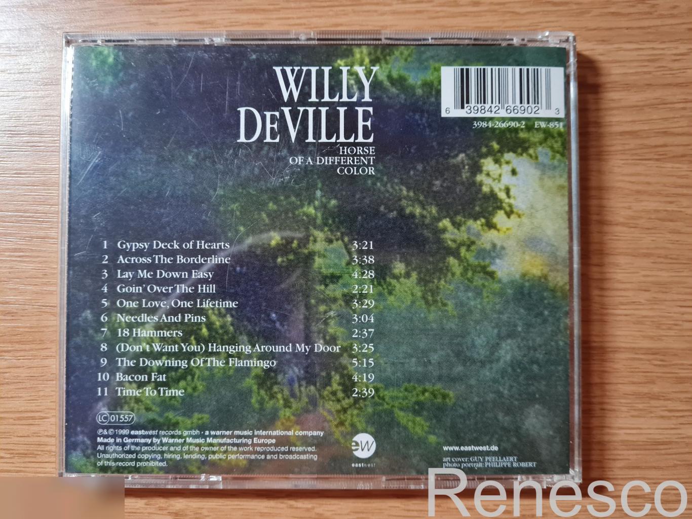 (CD) Willy DeVille ?– Horse Of A Different Color (Germany) (1999) 2