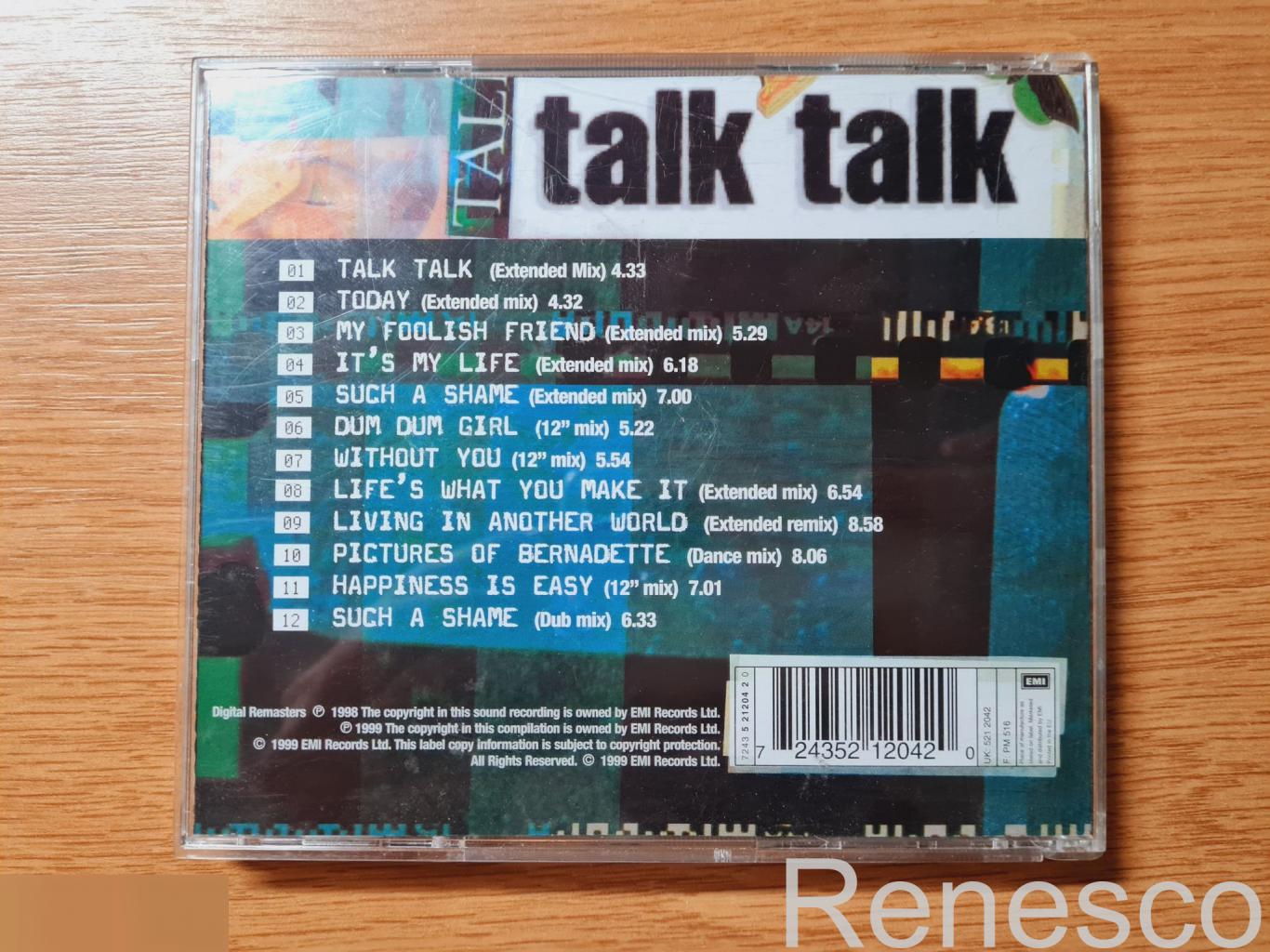 Talk Talk ?– 12x12 Original Remixes (Europe) (1999) 1