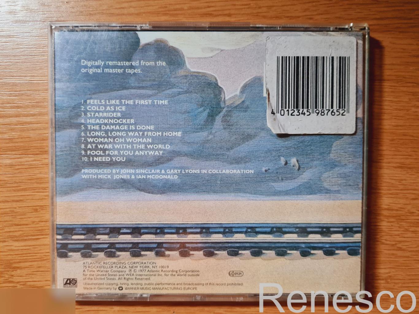 Foreigner ?– Foreigner (Germany) (1995) (Remastered) (Reissue) 1