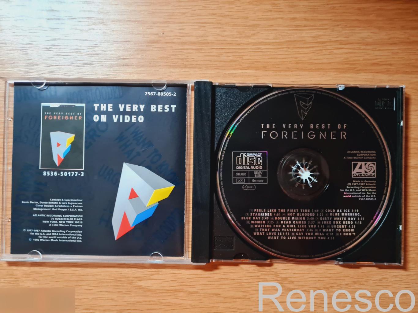 Foreigner ?– The Very Best Of Foreigner (1992) (Germany) 2