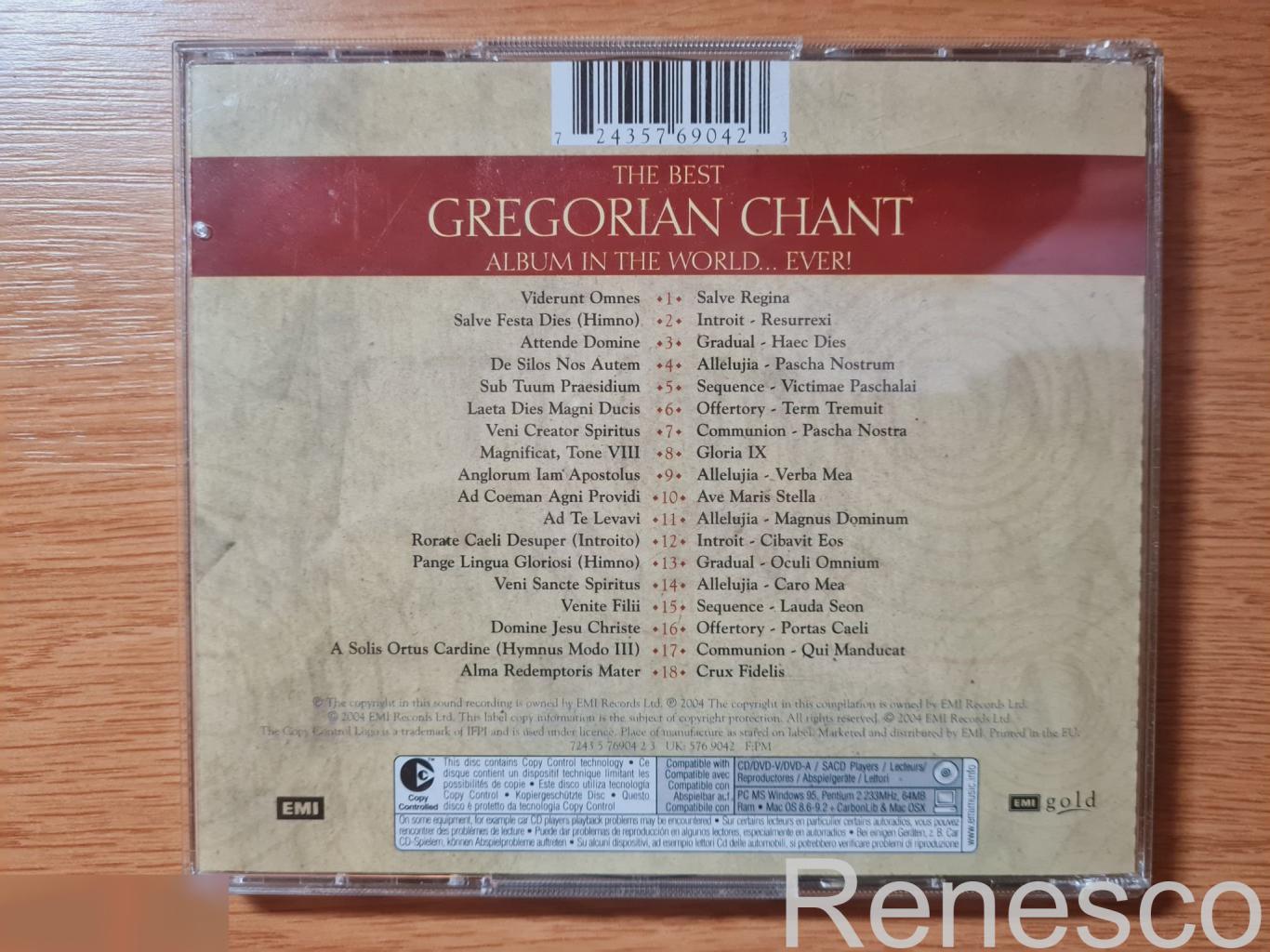 The Best Gregorian Chant Album In The World... Ever! (Europe) (2004) 1