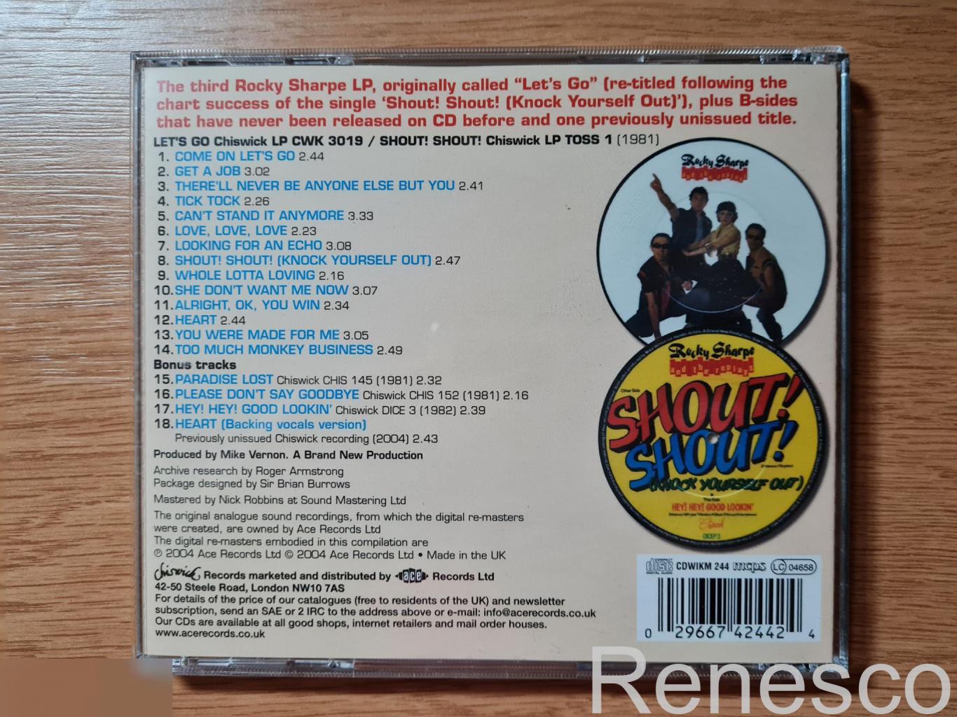 Rocky Sharpe And The Replays ?– Shout! Shout! (UK) (2004) 1