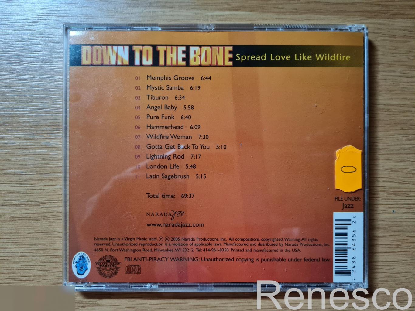 Down To The Bone ?– Spread Love Like Wildfire (USA) (2005) 1