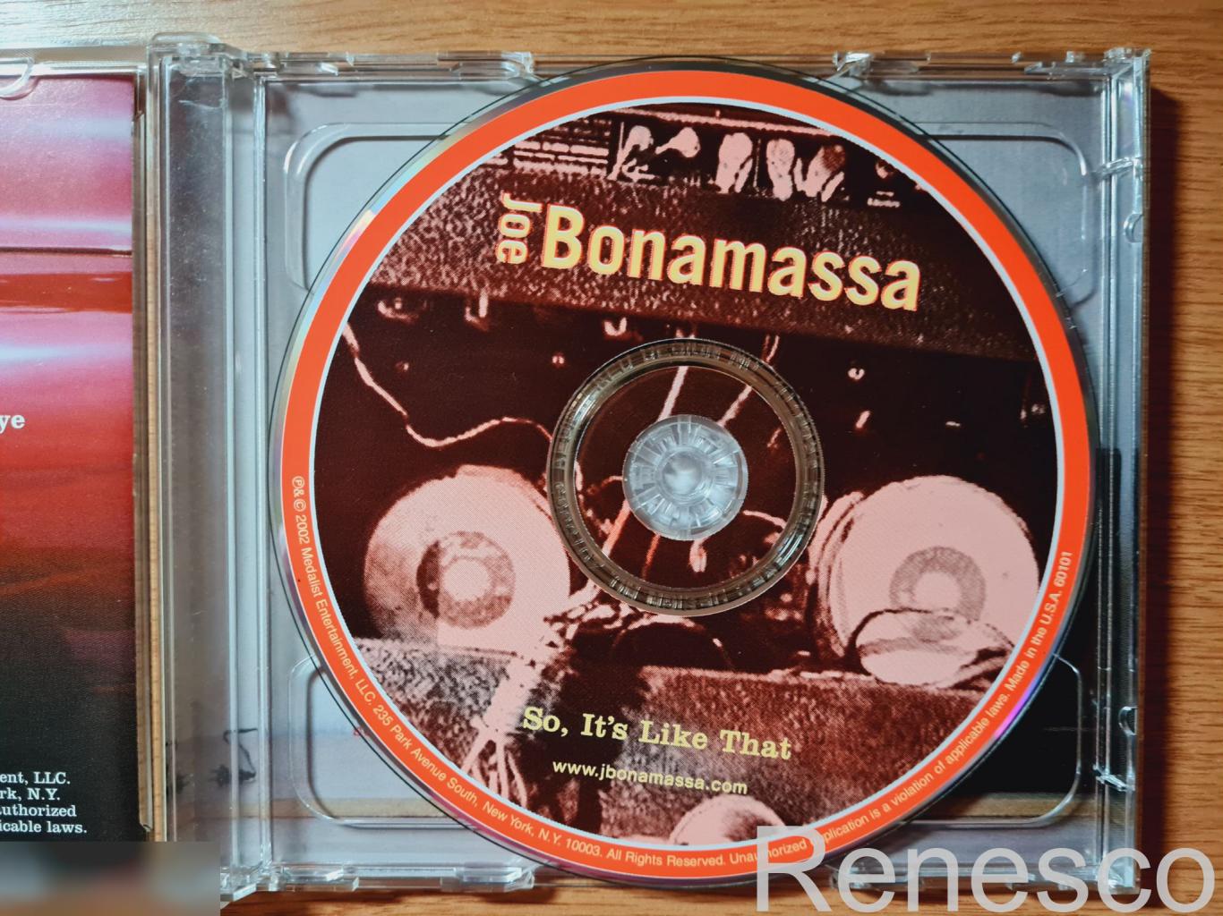 Joe Bonamassa ?– So, It's Like That (CD + DVD) (Limited Edition) (USA) (2002) 4