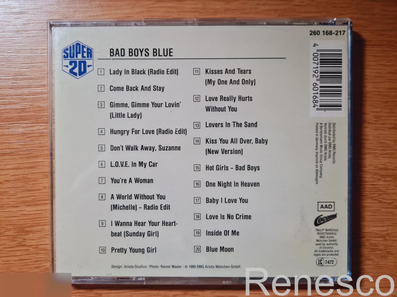 Bad Boys Blue ?– Super 20 (Germany) (Repress) (blue case) 1