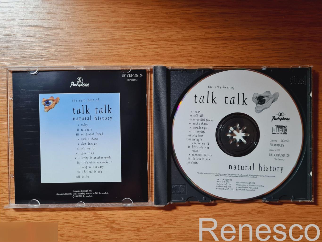 Talk Talk ?– Natural History (The Very Best Of Talk Talk) (UK) (1990) 2