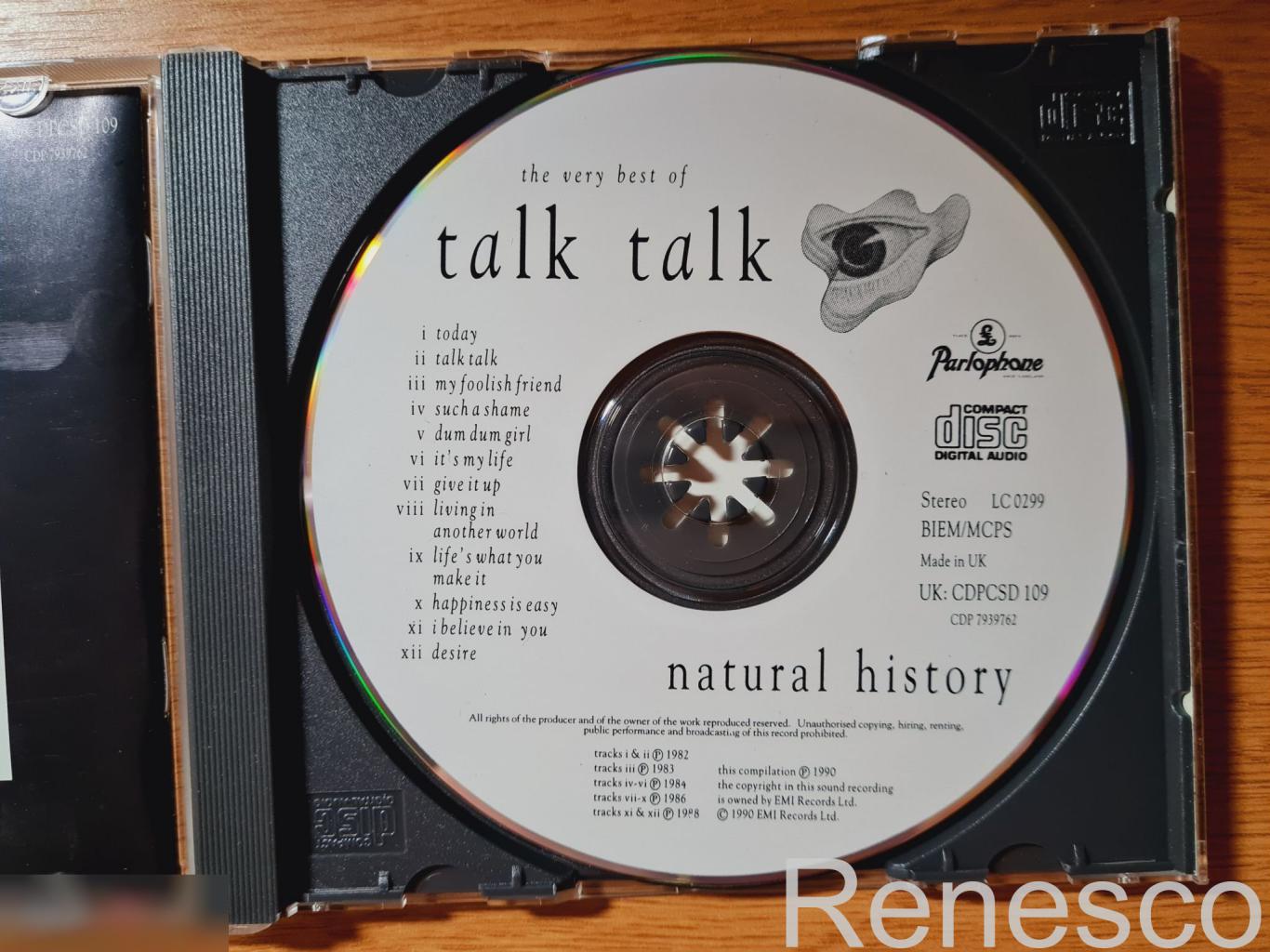 Talk Talk ?– Natural History (The Very Best Of Talk Talk) (UK) (1990) 4
