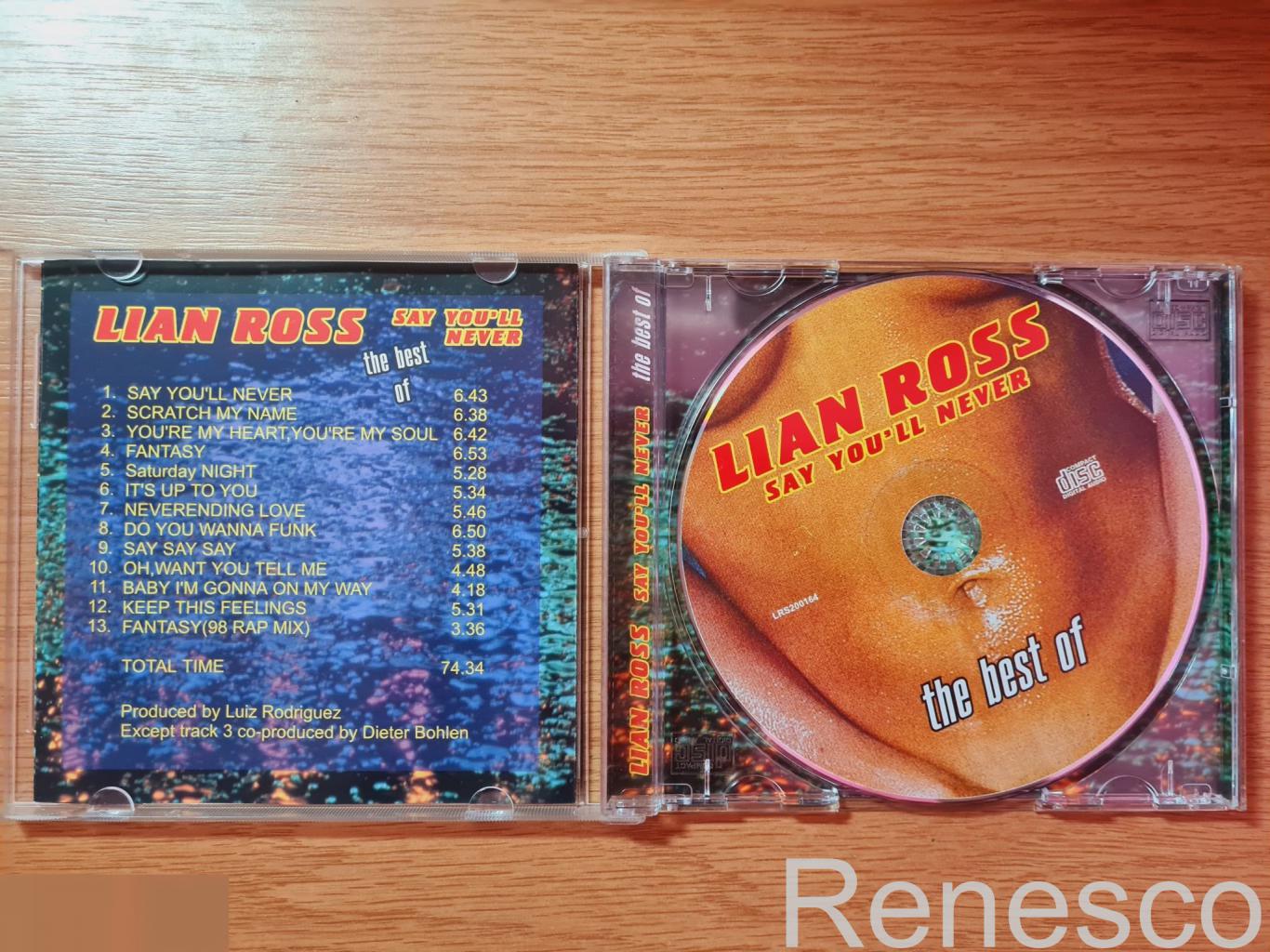 Lian Ross ?– Say You'll Never (The Best Of) (Russia) (2001) (Unofficial Release) 2