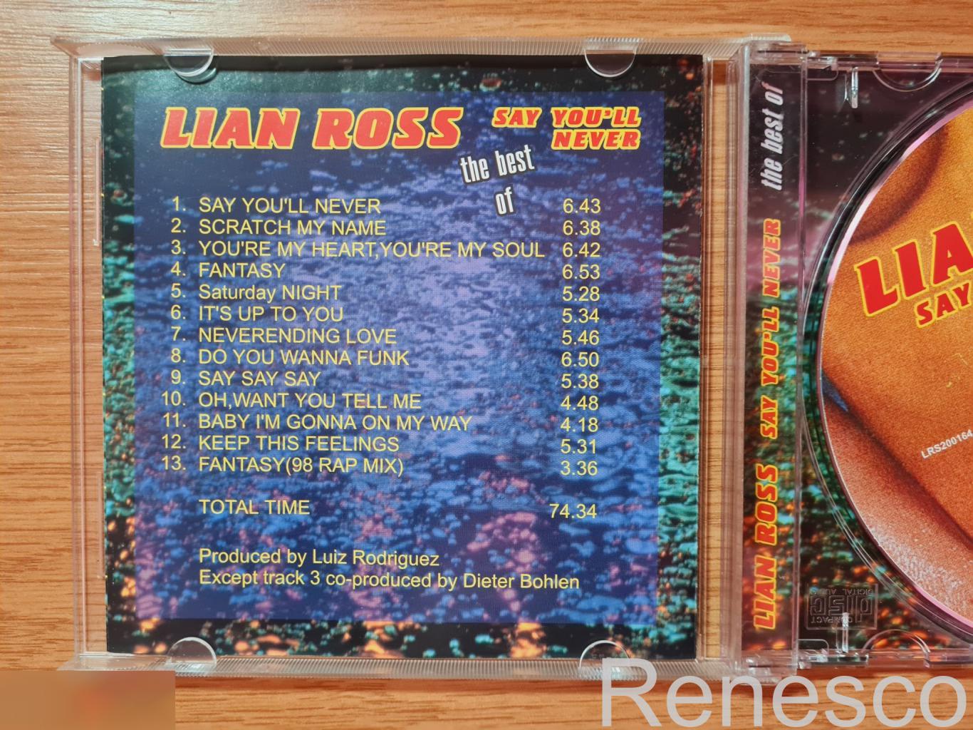 Lian Ross ?– Say You'll Never (The Best Of) (Russia) (2001) (Unofficial Release) 3