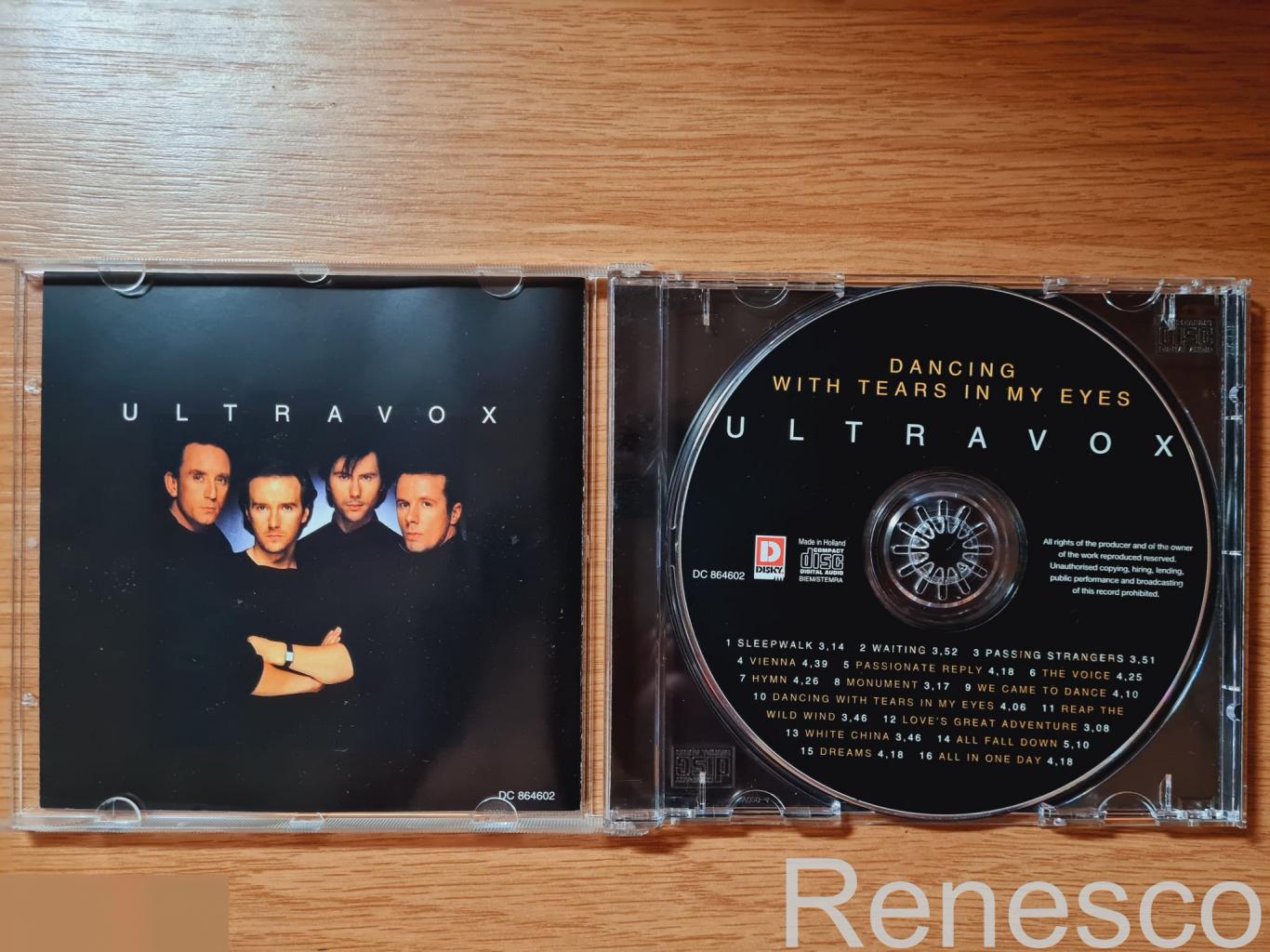 Ultravox ?– Dancing With Tears In My Eyes (Holland) (1996) (Reissue) 2
