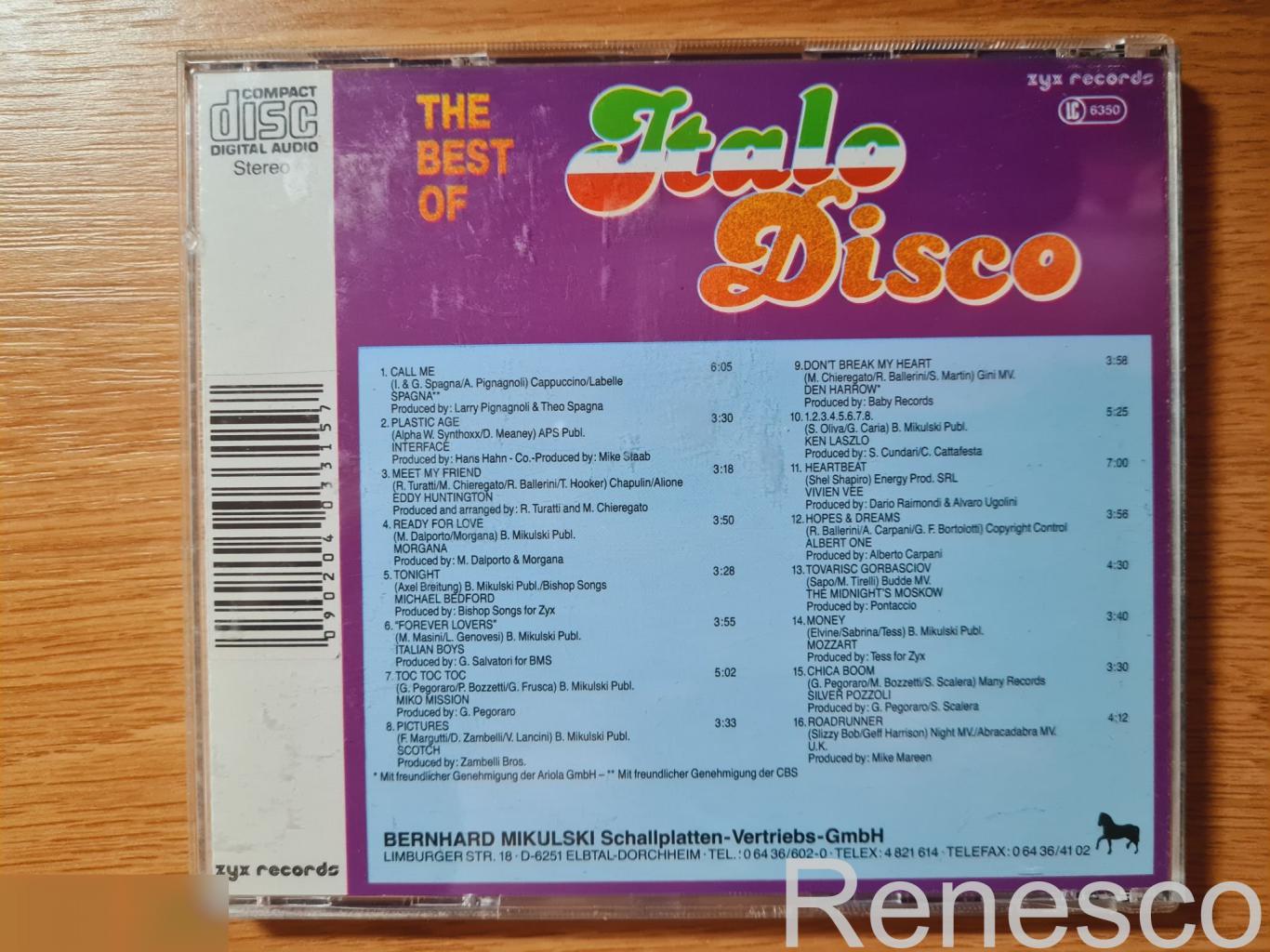 Various ?– The Best Of Italo-Disco Vol. 9 (Germany) (1987) 1