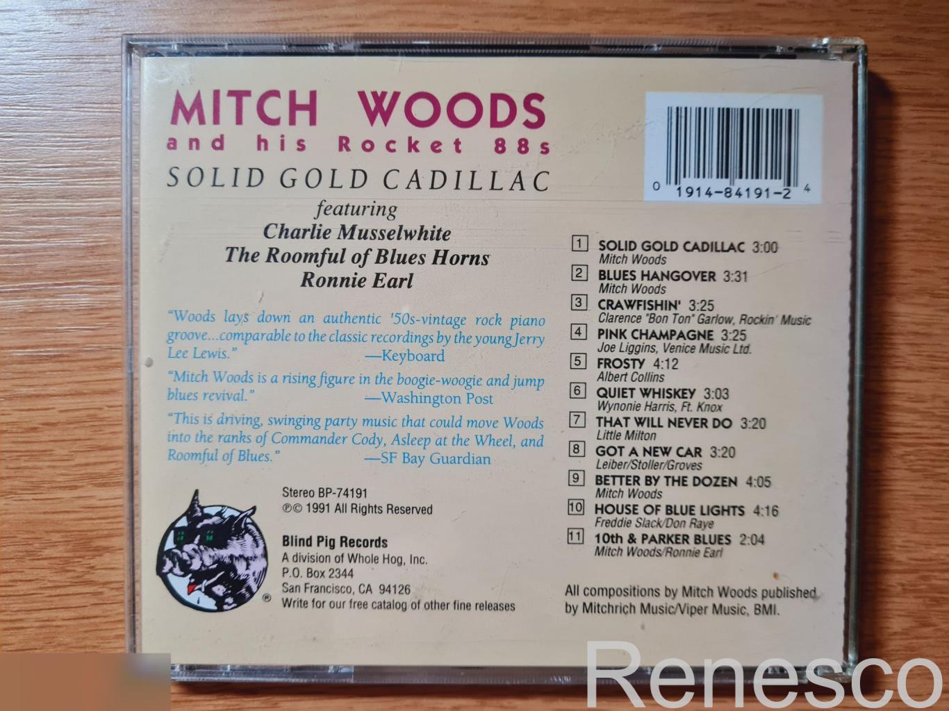 Mitch Woods And His Rocket 88's ?– Solid Gold Cadillac (USA) (1991) 1