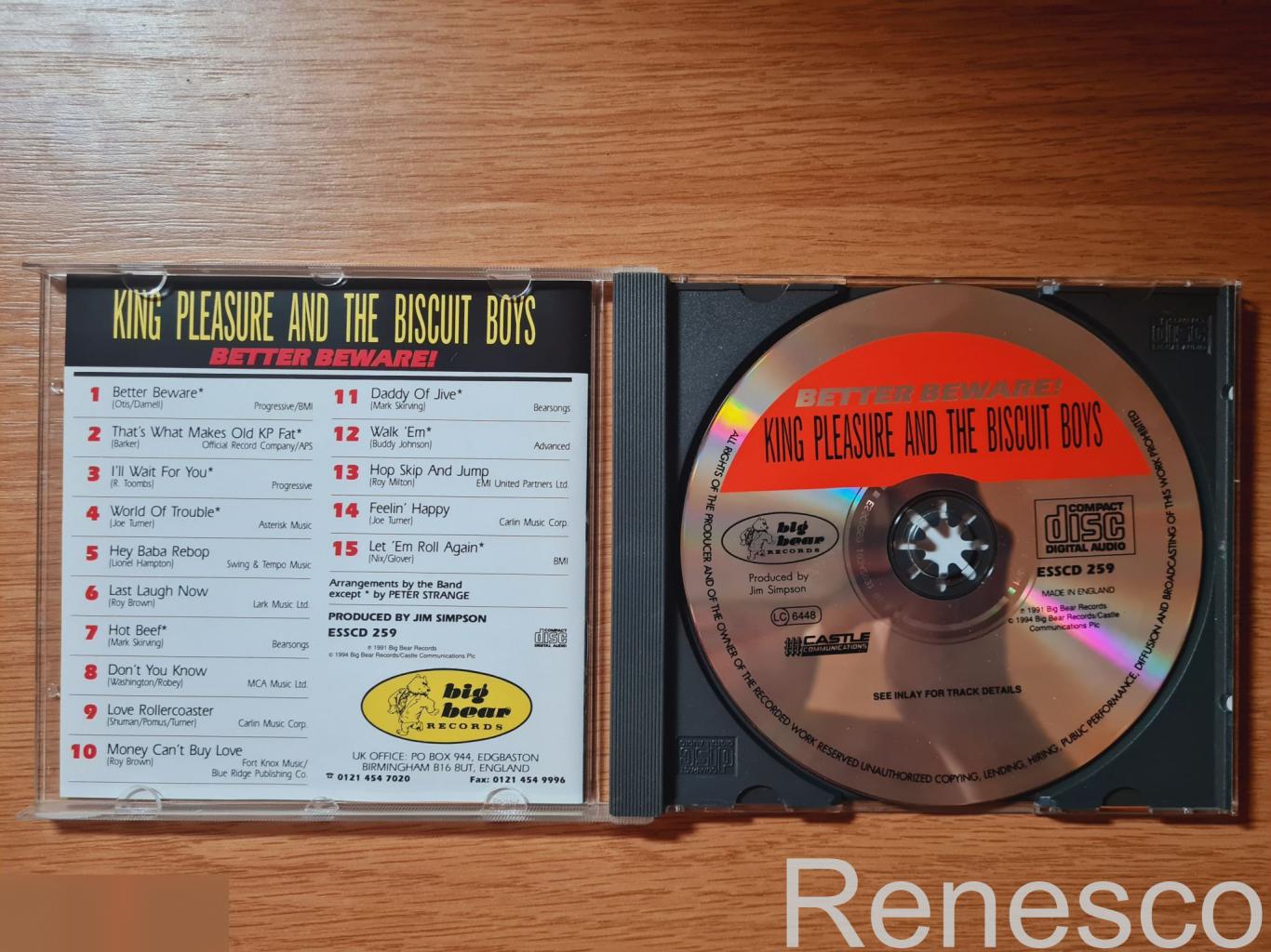 King Pleasure And The Biscuit Boys ?– Better Beware! (UK) (1994) 2