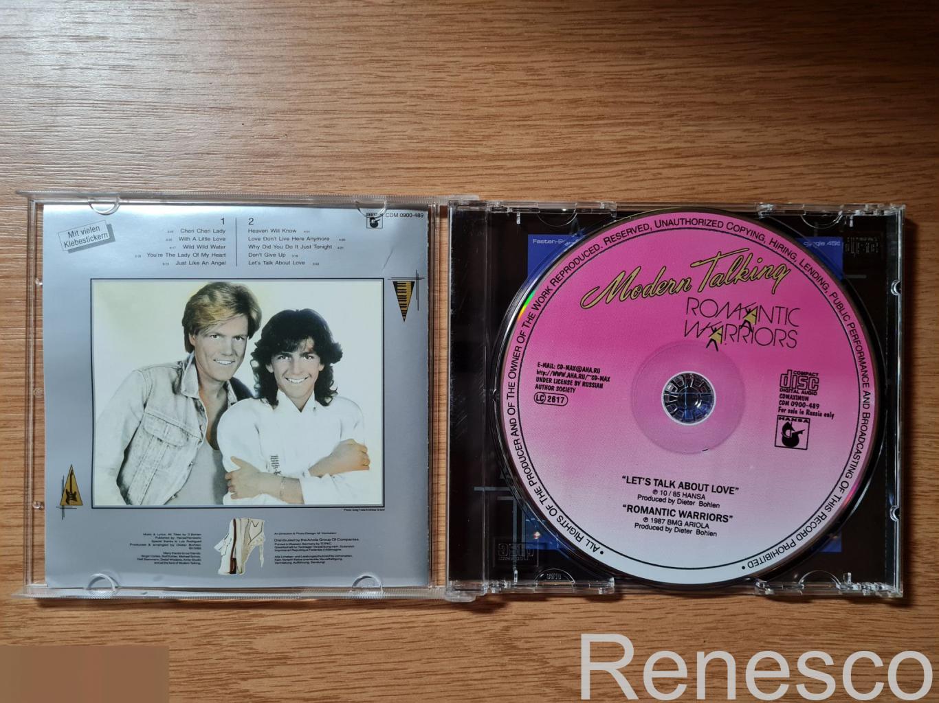 Modern Talking ?– Let's Talk About Love / Romantic Warriors (Russia) (2000) (Uno 2