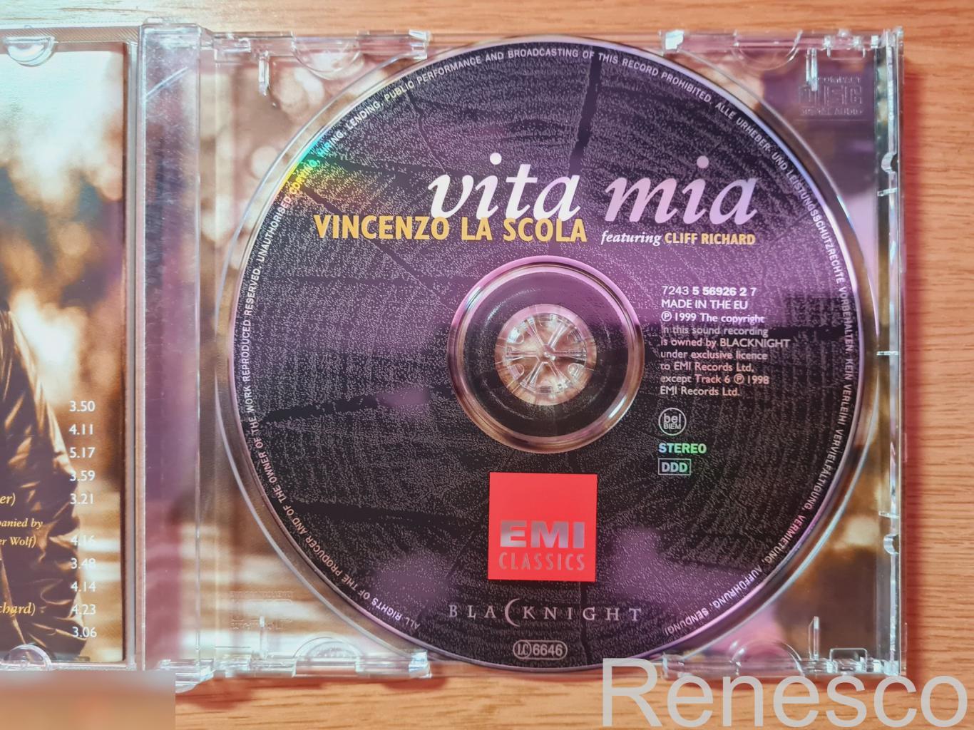 Vincenzo La Scola Feat. Cliff Richard ?– Vita Mia (Europe) (1999) 4