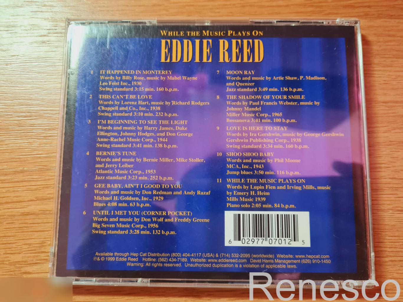 Eddie Reed ?– While The Music Plays On (USA) (1999) 1