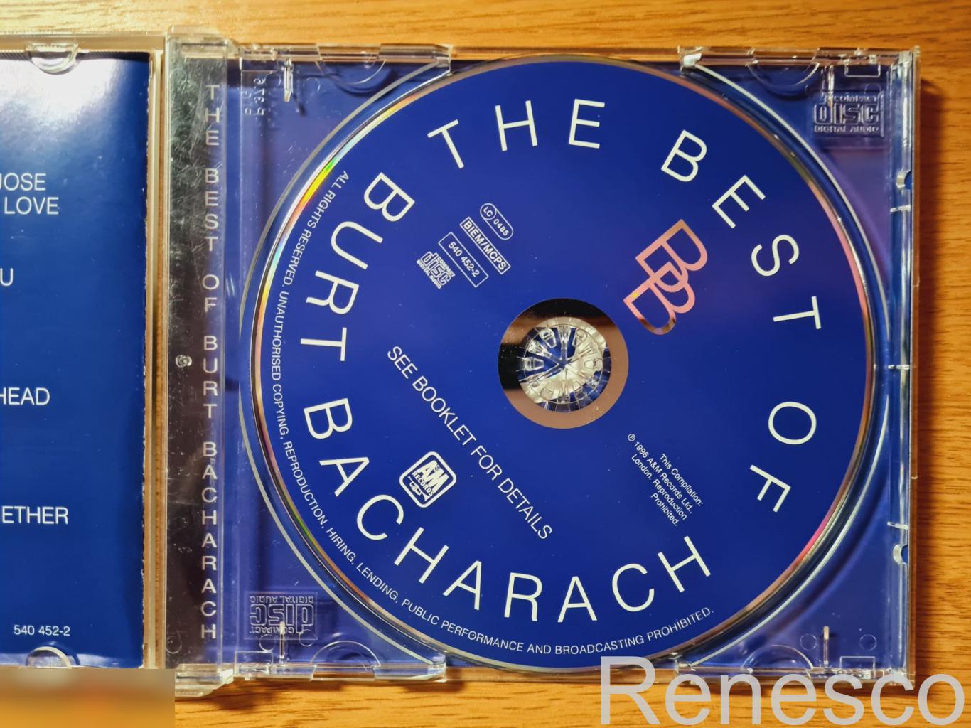 Burt Bacharach ?– The Best Of Burt Bacharach (Germany) (1996) 4