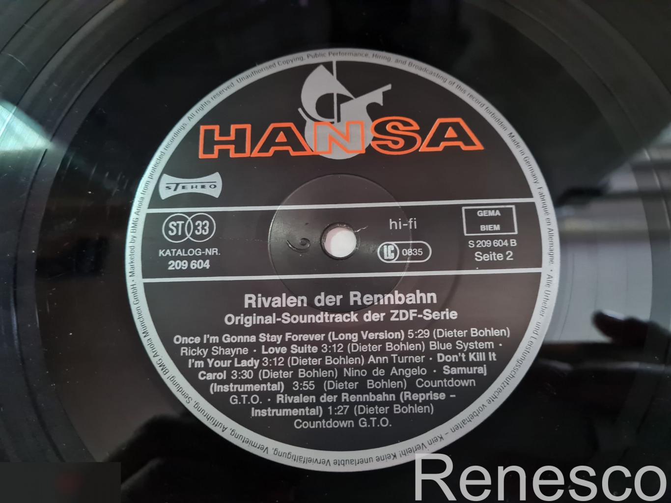 Rivalen Der Rennbahn (Original-Soundtrack Der ZDF-Serie) (Germany) (1989) 2