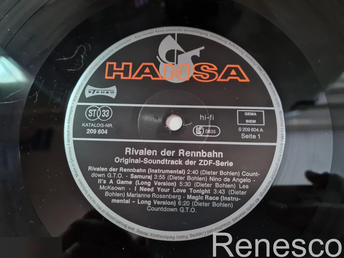 Rivalen Der Rennbahn (Original-Soundtrack Der ZDF-Serie) (Germany) (1989) 3