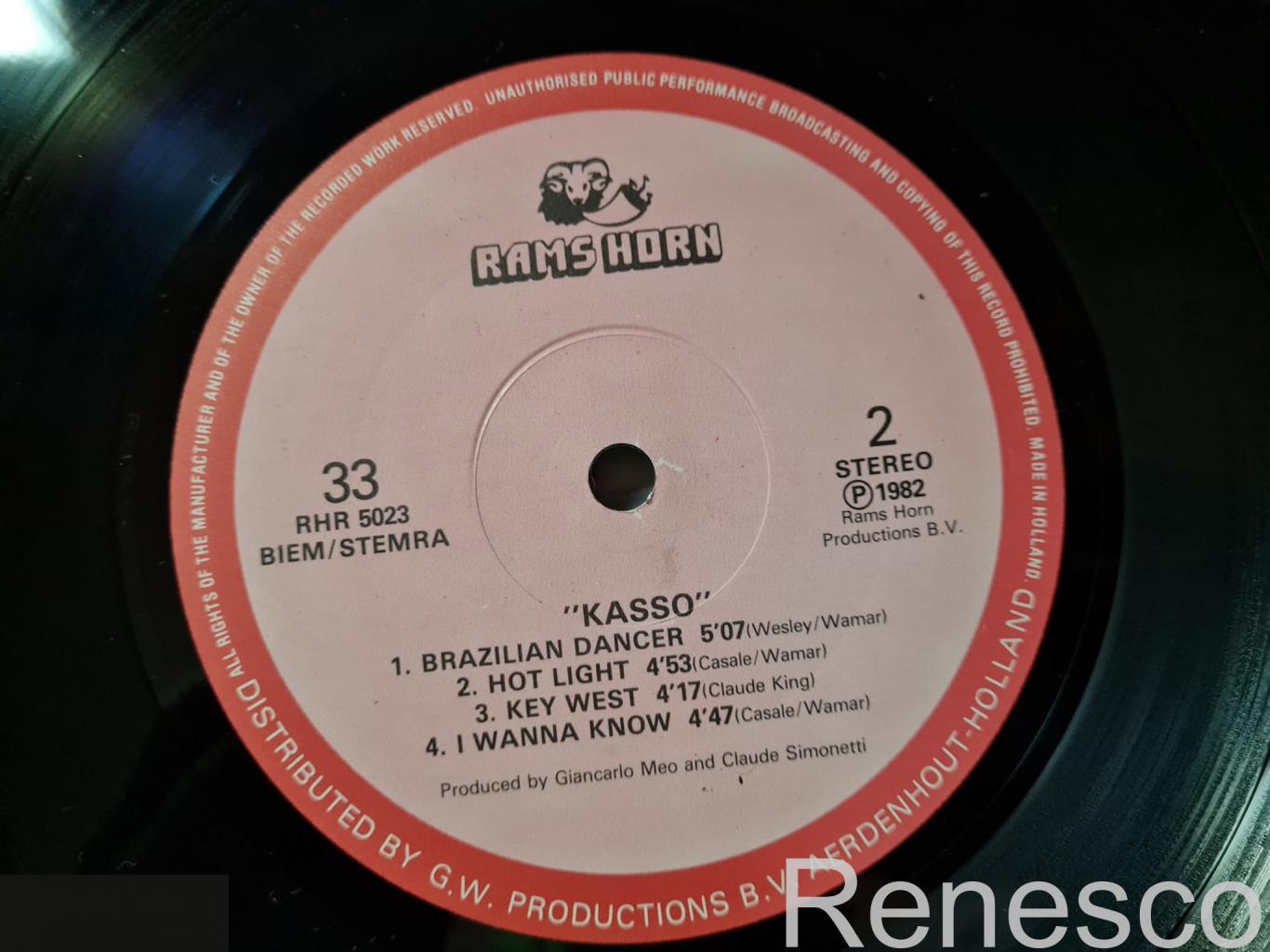 Kasso – Kasso (Netherlands) (1982) 5