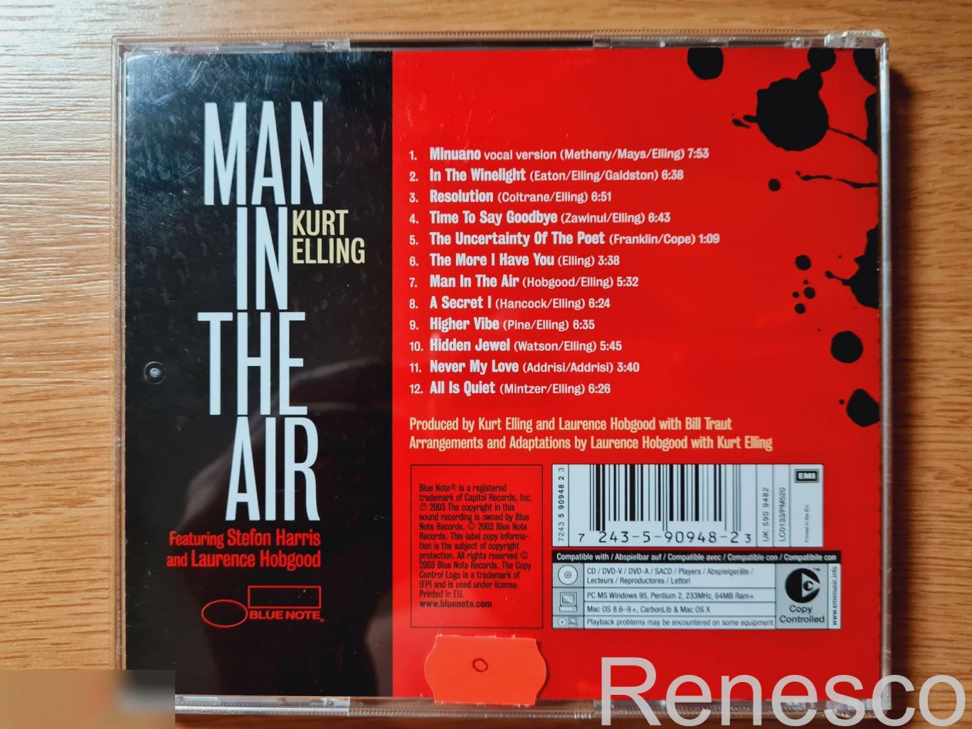Kurt Elling Featuring Stefon Harris And Laurence Hobgood – Man In The Air (Europ 1