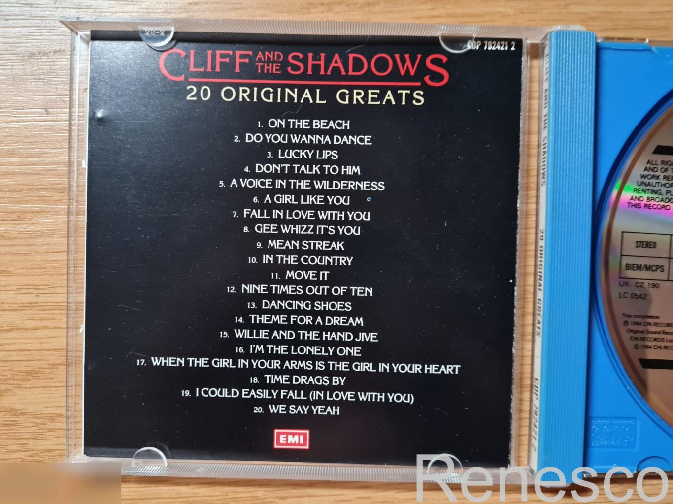 Cliff And The Shadows – 20 Original Greats (UK) (Reissue) 3