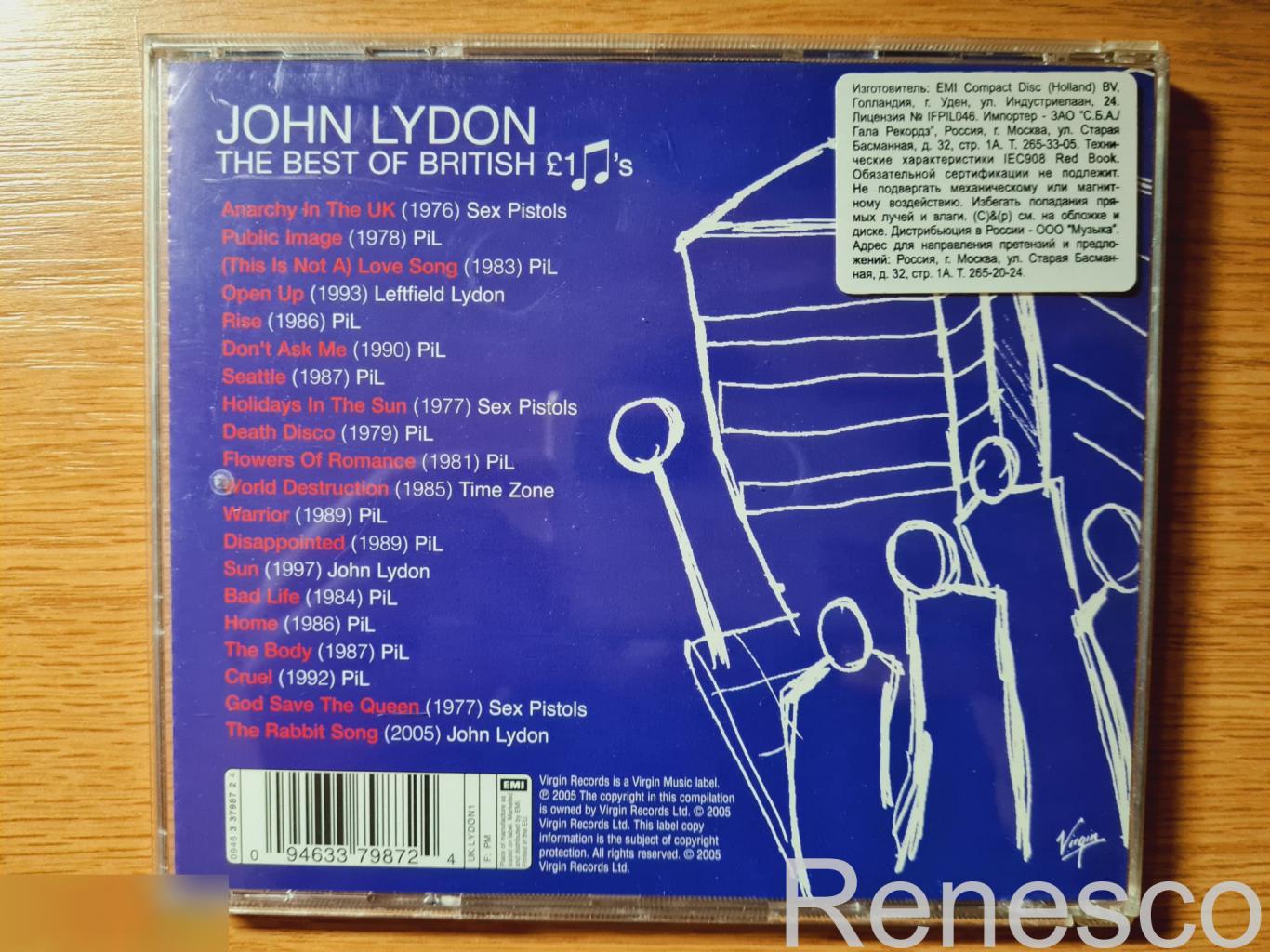 John Lydon – The Best Of British (Europe) (2005) 1