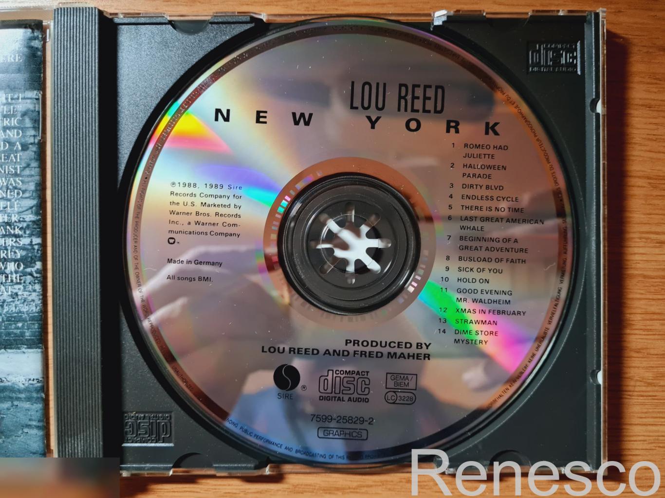 Lou Reed – New York (Germany) (Reissue) 5