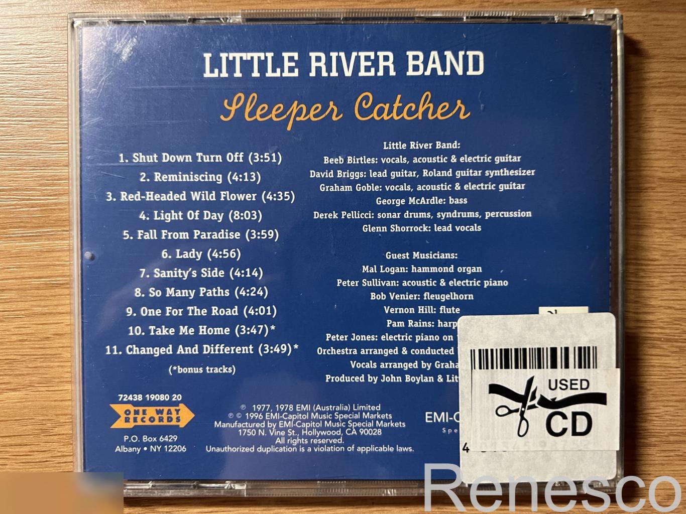 Little River Band – Sleeper Catcher (USA) (1996) (Reissue) 1