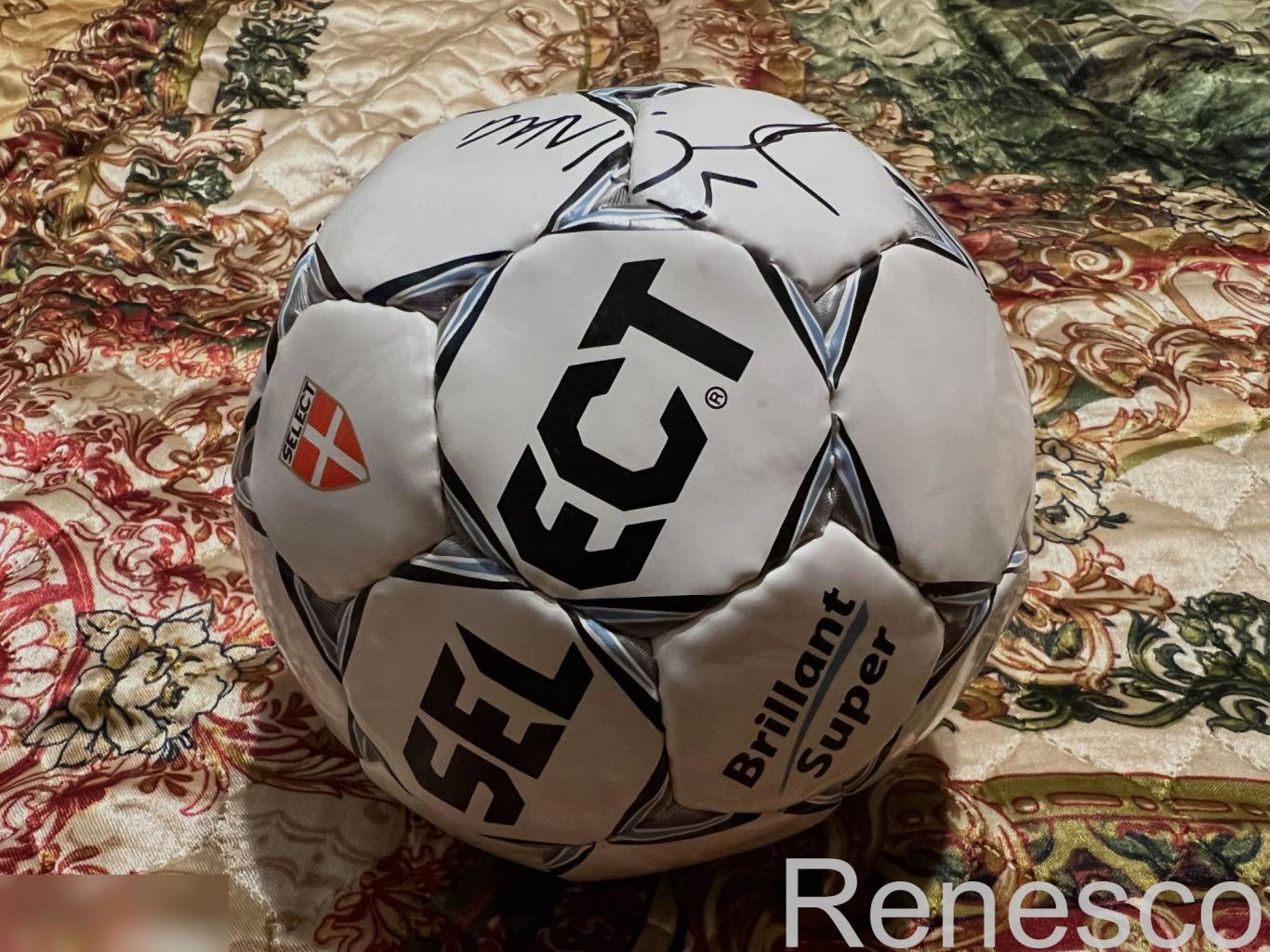 Автограф Эдгара Давидса (Edgar Davids) на футбольном мяче. 1