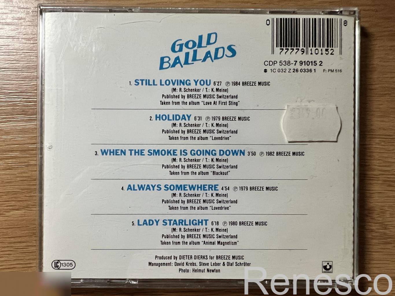 Scorpions – Gold Ballads (Holland) (Repress) 1